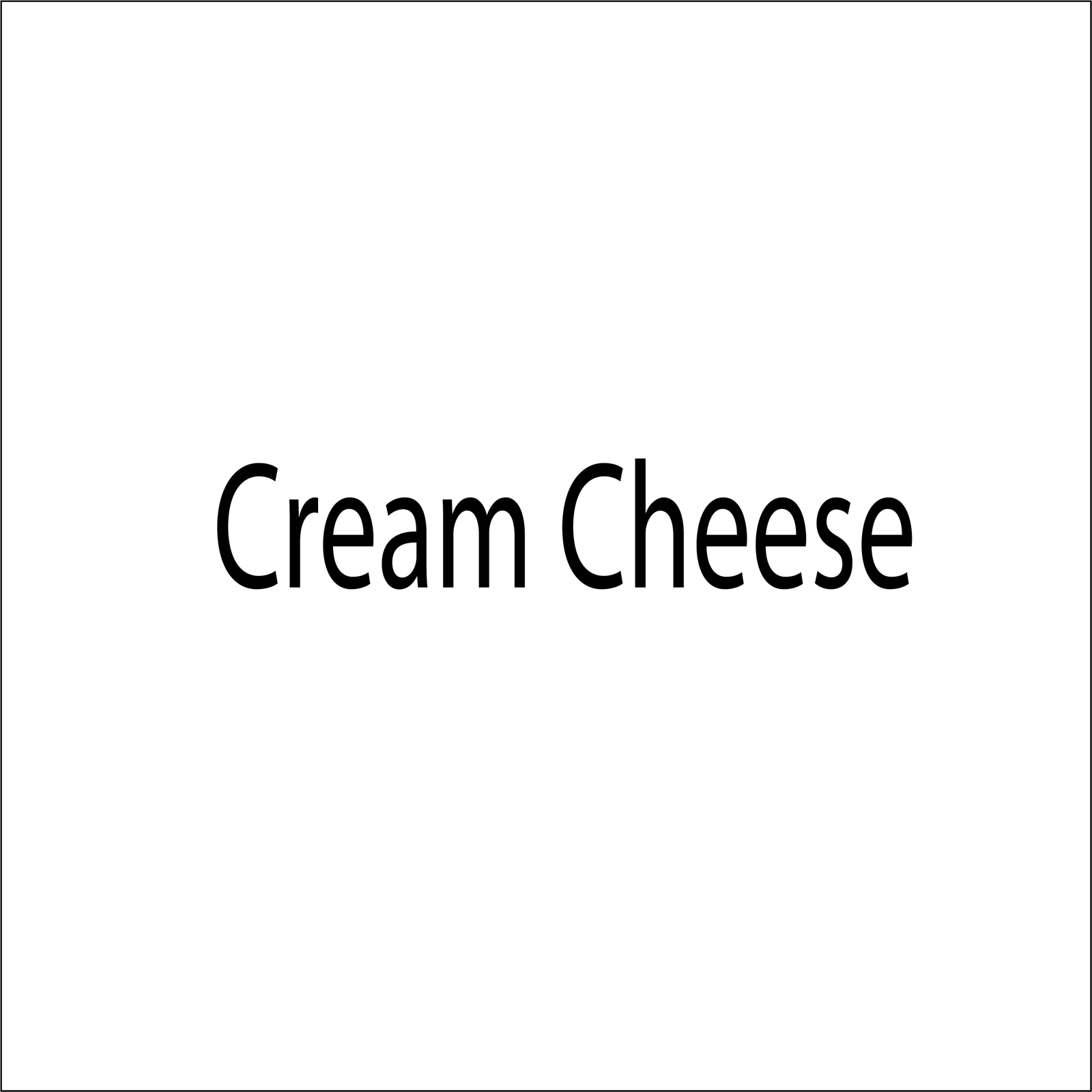 Flavors 18 Cream Cheese