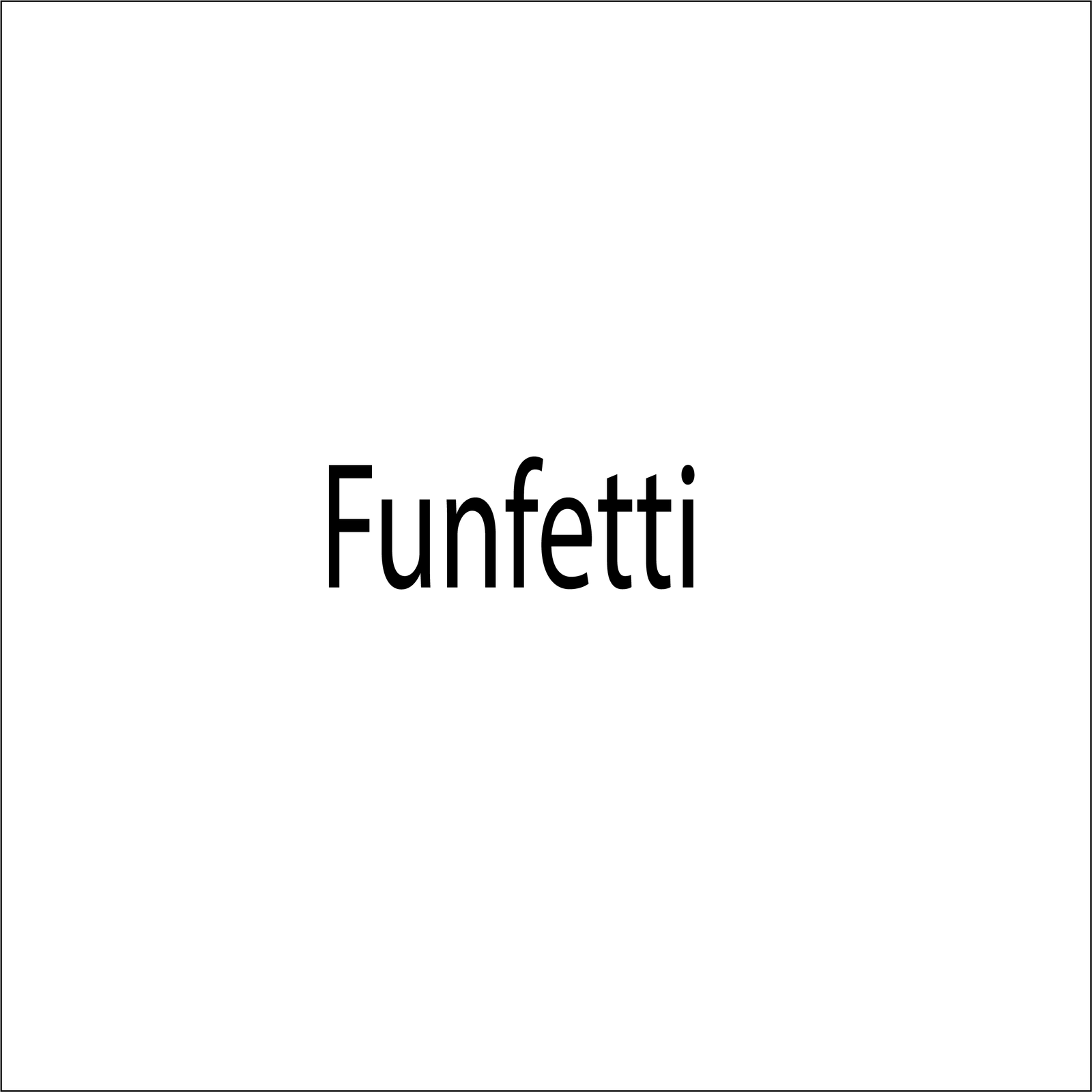 Flavors 13 Funfetti