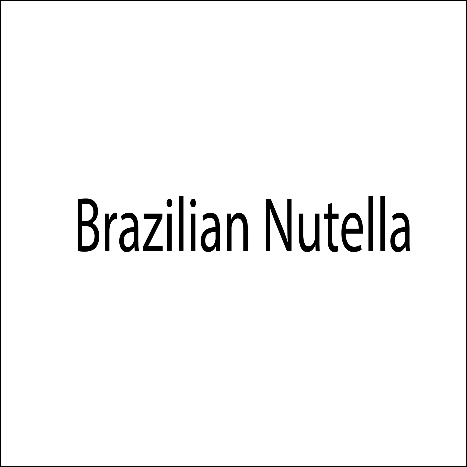 Flavors 26 Nutella